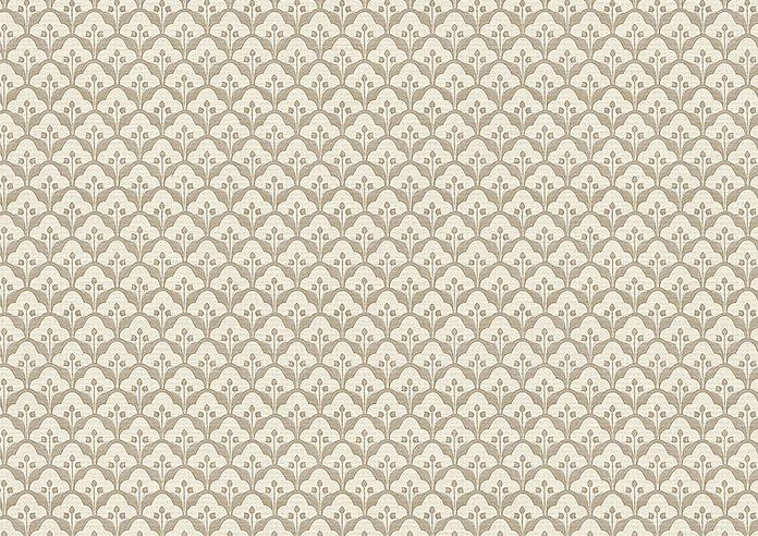 Scallop and Bud, Cashmere - Roman Blind - Image 7